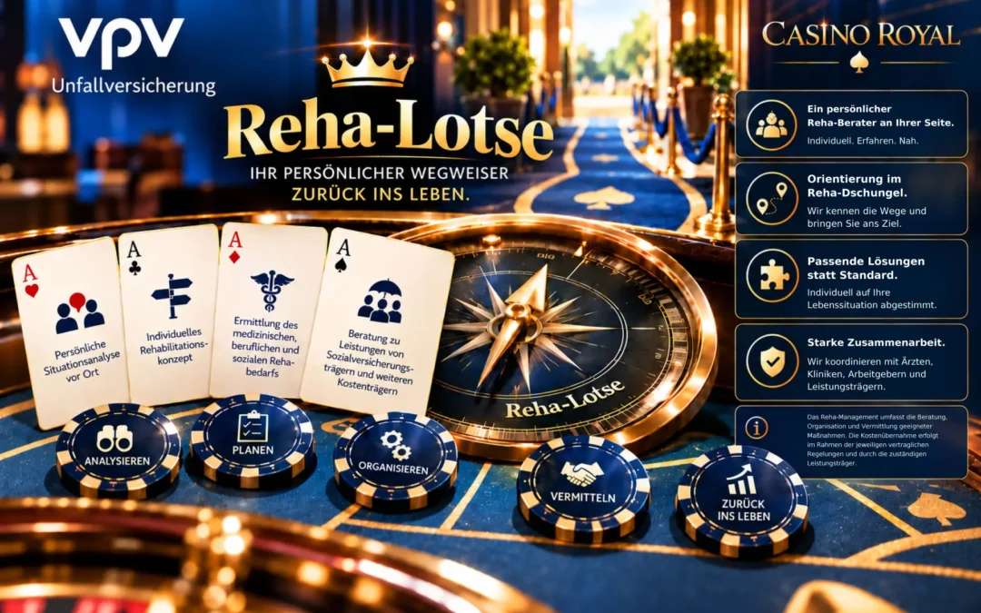 Reha ist kein Glücksspiel. Denn mit der Gesundheit spielt man nicht.